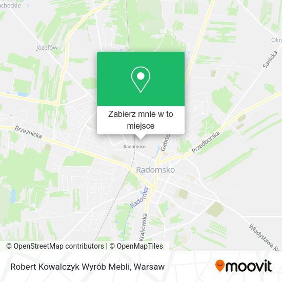 Mapa Robert Kowalczyk Wyrób Mebli