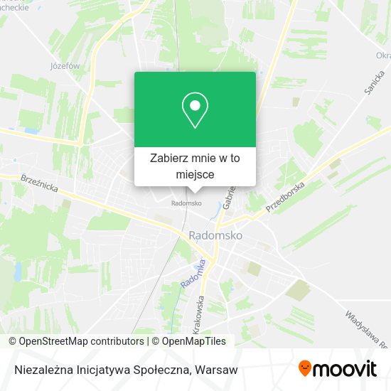 Mapa Niezależna Inicjatywa Społeczna