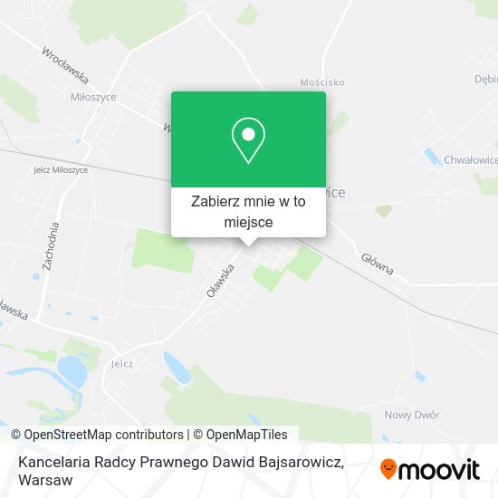 Mapa Kancelaria Radcy Prawnego Dawid Bajsarowicz