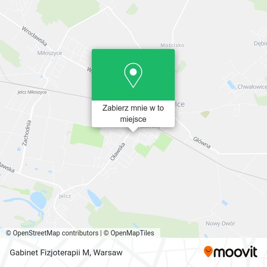 Mapa Gabinet Fizjoterapii M