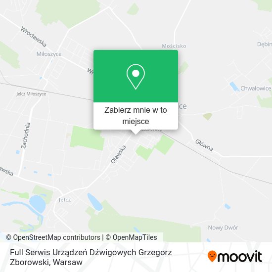 Mapa Full Serwis Urządzeń Dźwigowych Grzegorz Zborowski