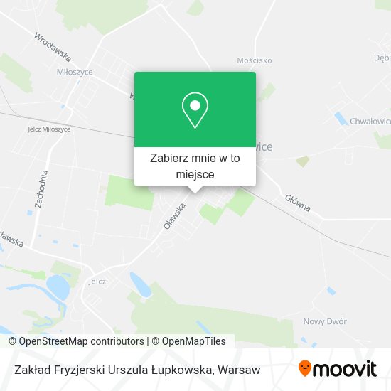 Mapa Zakład Fryzjerski Urszula Łupkowska