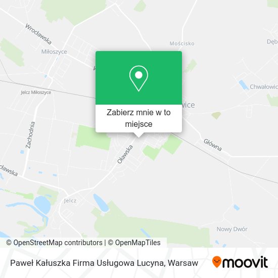 Mapa Paweł Kałuszka Firma Usługowa Lucyna