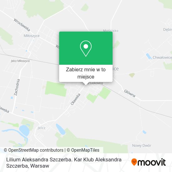 Mapa Lilium Aleksandra Szczerba. Kar Klub Aleksandra Szczerba