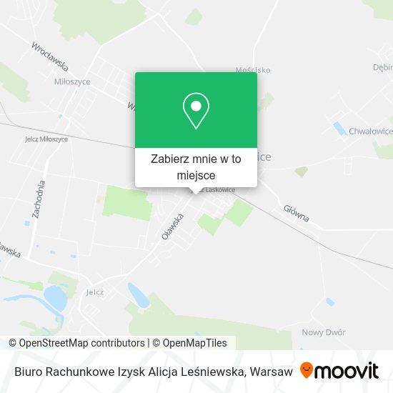 Mapa Biuro Rachunkowe Izysk Alicja Leśniewska