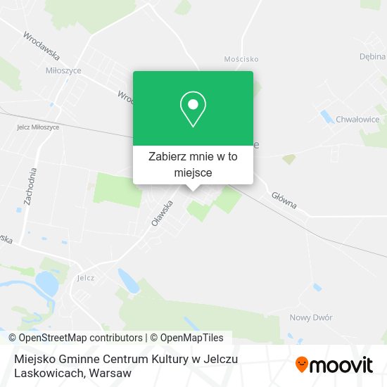 Mapa Miejsko Gminne Centrum Kultury w Jelczu Laskowicach