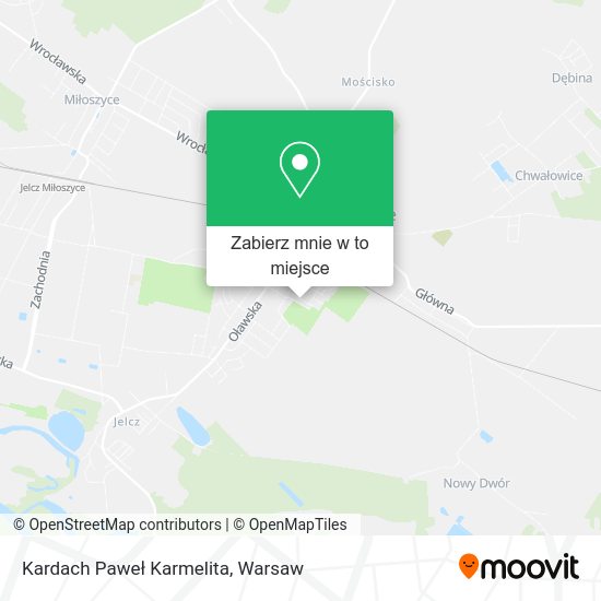 Mapa Kardach Paweł Karmelita