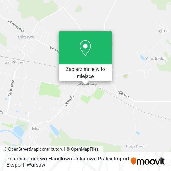 Mapa Przedsiebiorstwo Handlowo Uslugowe Pralex Import Eksport