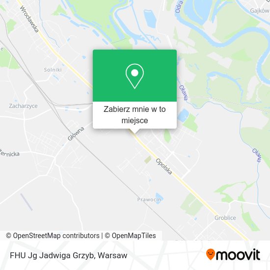 Mapa FHU Jg Jadwiga Grzyb