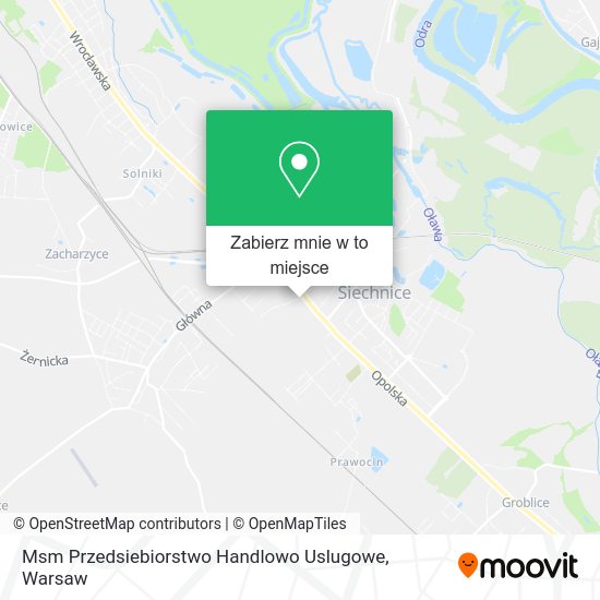 Mapa Msm Przedsiebiorstwo Handlowo Uslugowe