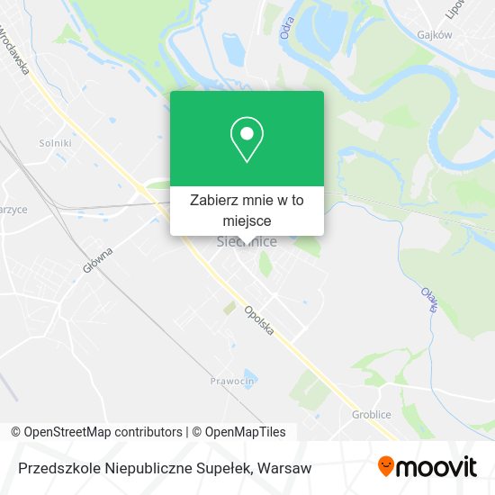 Mapa Przedszkole Niepubliczne Supełek