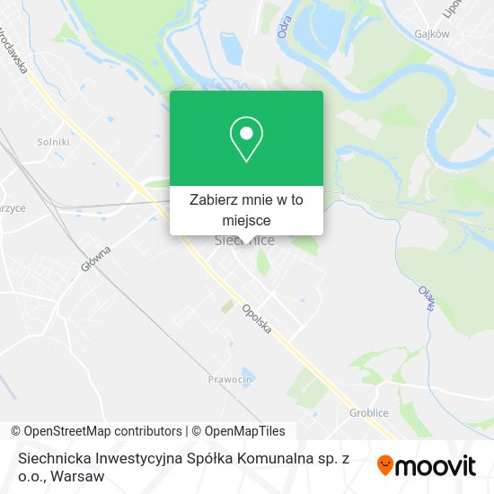 Mapa Siechnicka Inwestycyjna Spółka Komunalna sp. z o.o.