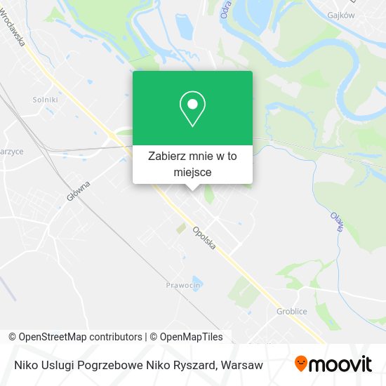 Mapa Niko Uslugi Pogrzebowe Niko Ryszard