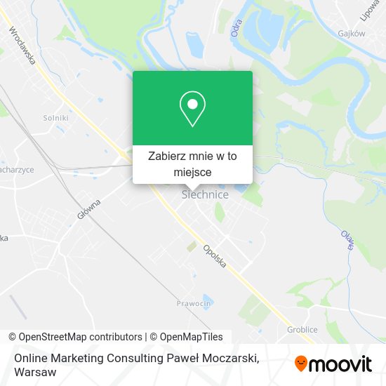 Mapa Online Marketing Consulting Paweł Moczarski