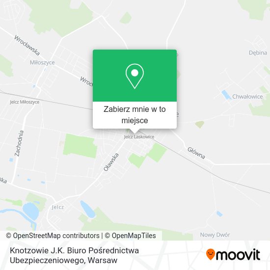 Mapa Knotzowie J.K. Biuro Pośrednictwa Ubezpieczeniowego