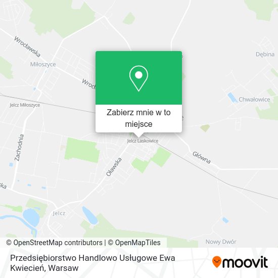 Mapa Przedsiębiorstwo Handlowo Usługowe Ewa Kwiecień