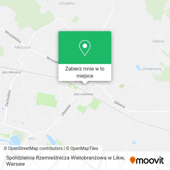 Mapa Spółdzielnia Rzemieślnicza Wielobranżowa w Likw