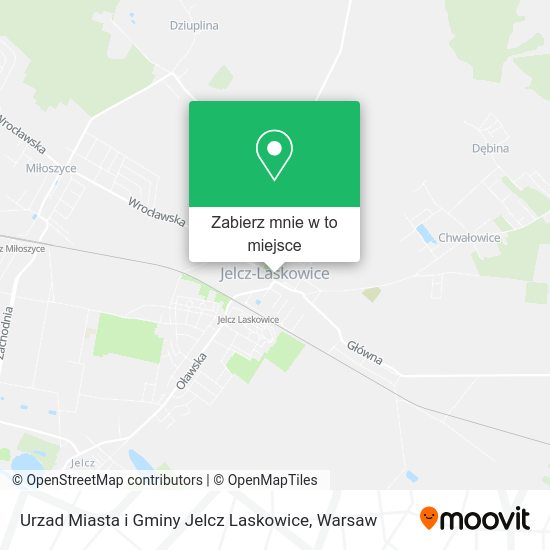 Mapa Urzad Miasta i Gminy Jelcz Laskowice