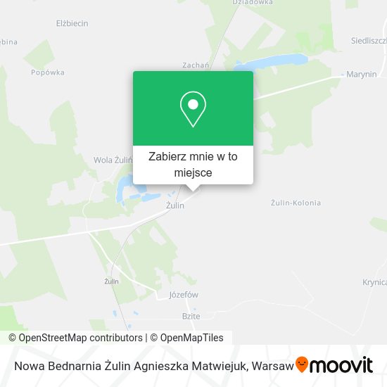 Mapa Nowa Bednarnia Żulin Agnieszka Matwiejuk