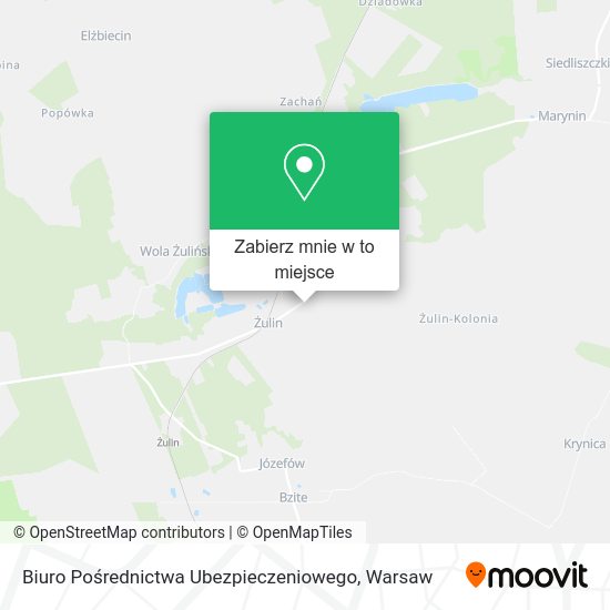 Mapa Biuro Pośrednictwa Ubezpieczeniowego