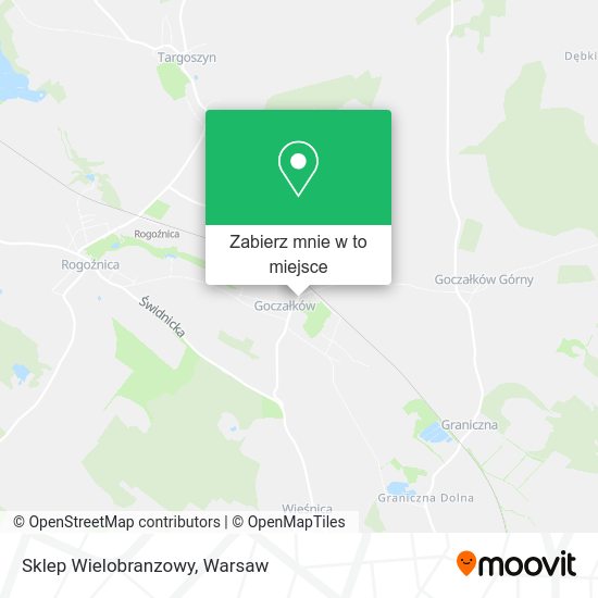 Mapa Sklep Wielobranzowy