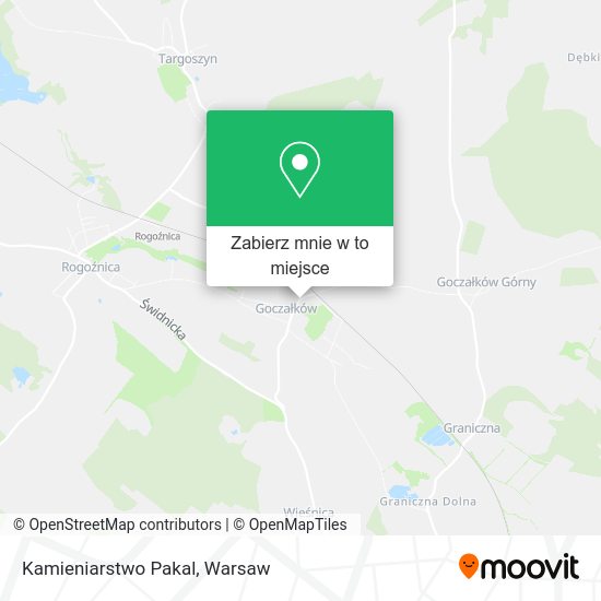 Mapa Kamieniarstwo Pakal