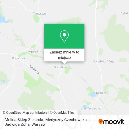 Mapa Melisa Sklep Zielarsko Medyczny Czechowska Jadwiga Zofia