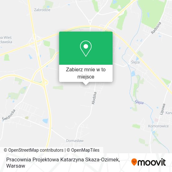 Mapa Pracownia Projektowa Katarzyna Skaza-Ozimek