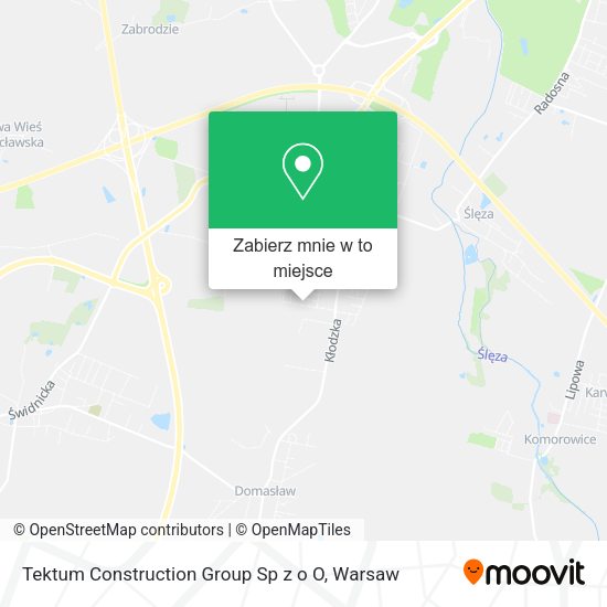 Mapa Tektum Construction Group Sp z o O