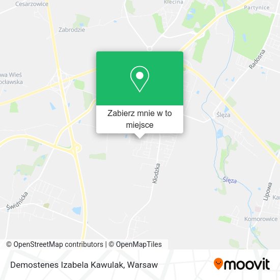 Mapa Demostenes Izabela Kawulak