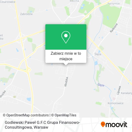 Mapa Godlewski Paweł G.F.C Grupa Finansowo-Consultingowa