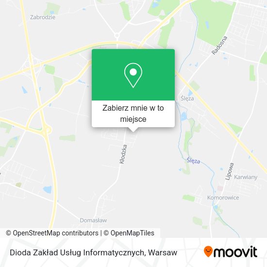 Mapa Dioda Zakład Usług Informatycznych