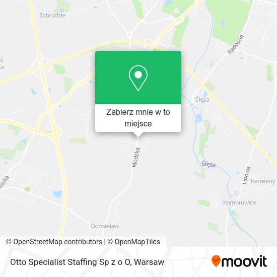 Mapa Otto Specialist Staffing Sp z o O