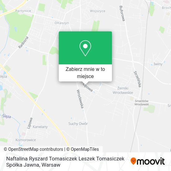 Mapa Naftalina Ryszard Tomasiczek Leszek Tomasiczek Spółka Jawna