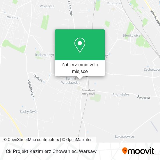 Mapa Ck Projekt Kazimierz Chowaniec