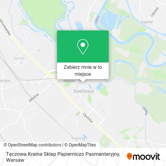 Mapa Tęczowa Kraina Sklep Papierniczo Pasmanteryjny