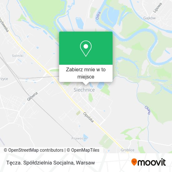 Mapa Tęcza. Spółdzielnia Socjalna