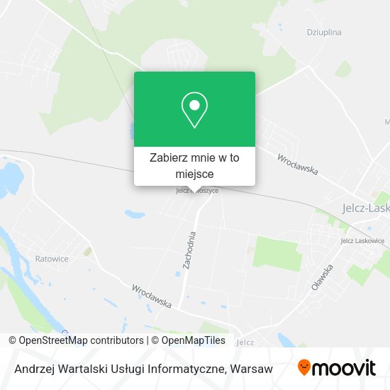 Mapa Andrzej Wartalski Usługi Informatyczne