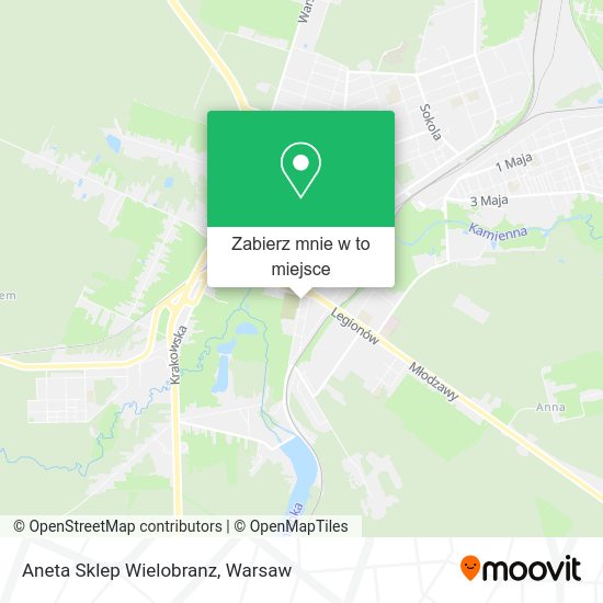 Mapa Aneta Sklep Wielobranz