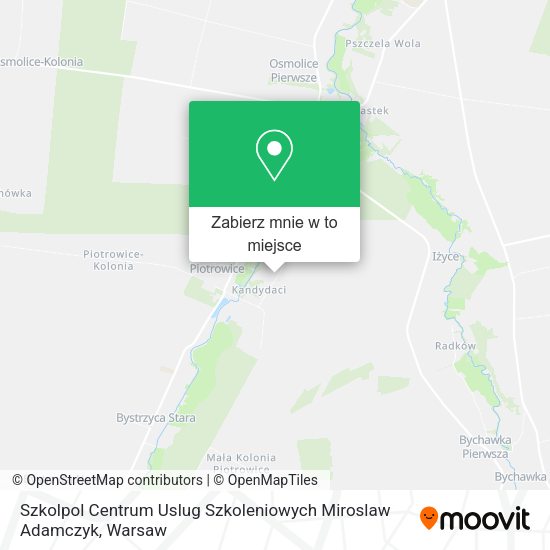 Mapa Szkolpol Centrum Uslug Szkoleniowych Miroslaw Adamczyk