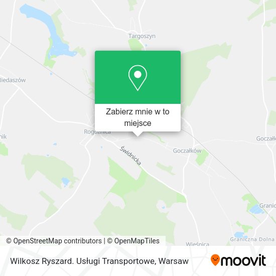 Mapa Wilkosz Ryszard. Usługi Transportowe