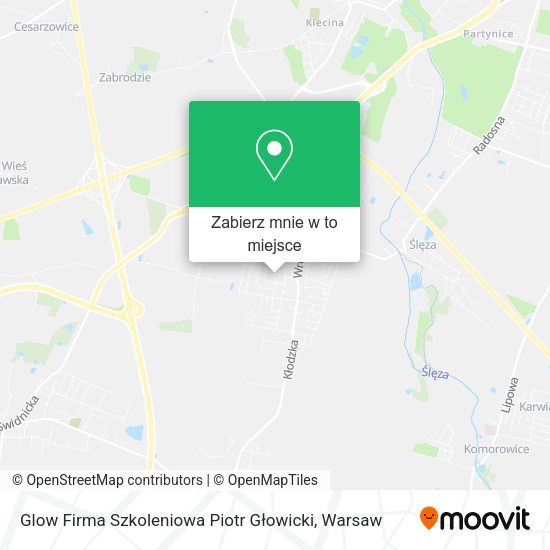 Mapa Glow Firma Szkoleniowa Piotr Głowicki