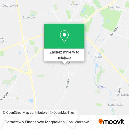 Mapa Doradztwo Finansowe Magdalena Gos