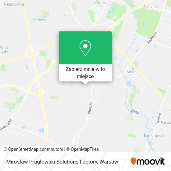 Mapa Mirosław Pragłowski Solutions Factory