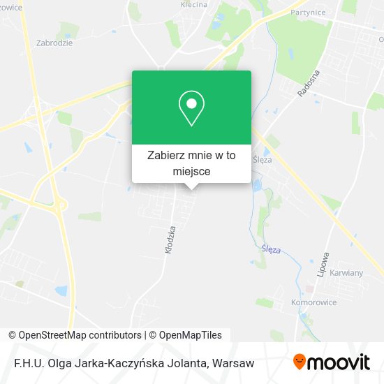 Mapa F.H.U. Olga Jarka-Kaczyńska Jolanta