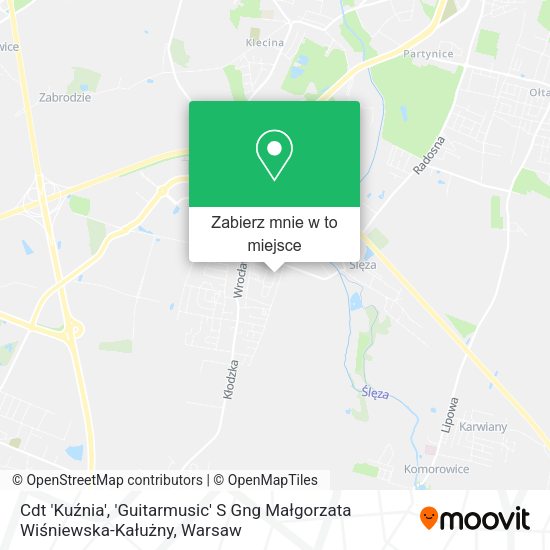 Mapa Cdt 'Kuźnia', 'Guitarmusic' S Gng Małgorzata Wiśniewska-Kałużny