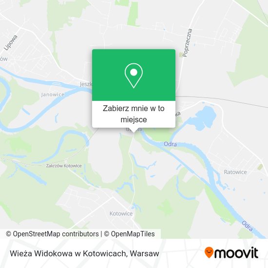 Mapa Wieża Widokowa w Kotowicach