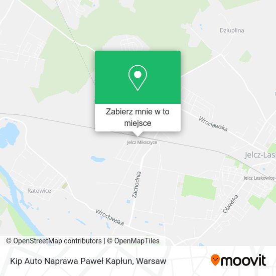 Mapa Kip Auto Naprawa Paweł Kapłun