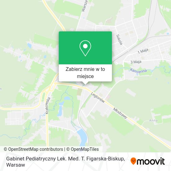 Mapa Gabinet Pediatryczny Lek. Med. T. Figarska-Biskup