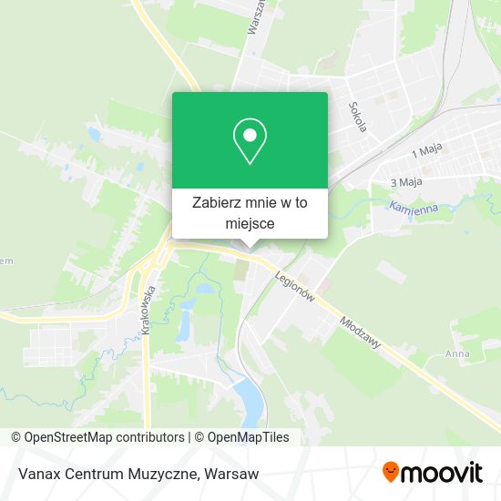 Mapa Vanax Centrum Muzyczne